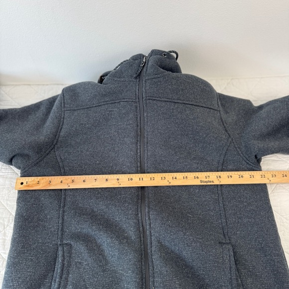 Rugged Elements Mens Fleece Lined Hoodie Charcoal Gray Full Zip Jacket Size M - Picture 7 of 14